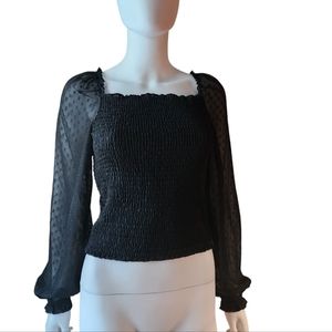 Laundry by Shelli Segal Black Blouse